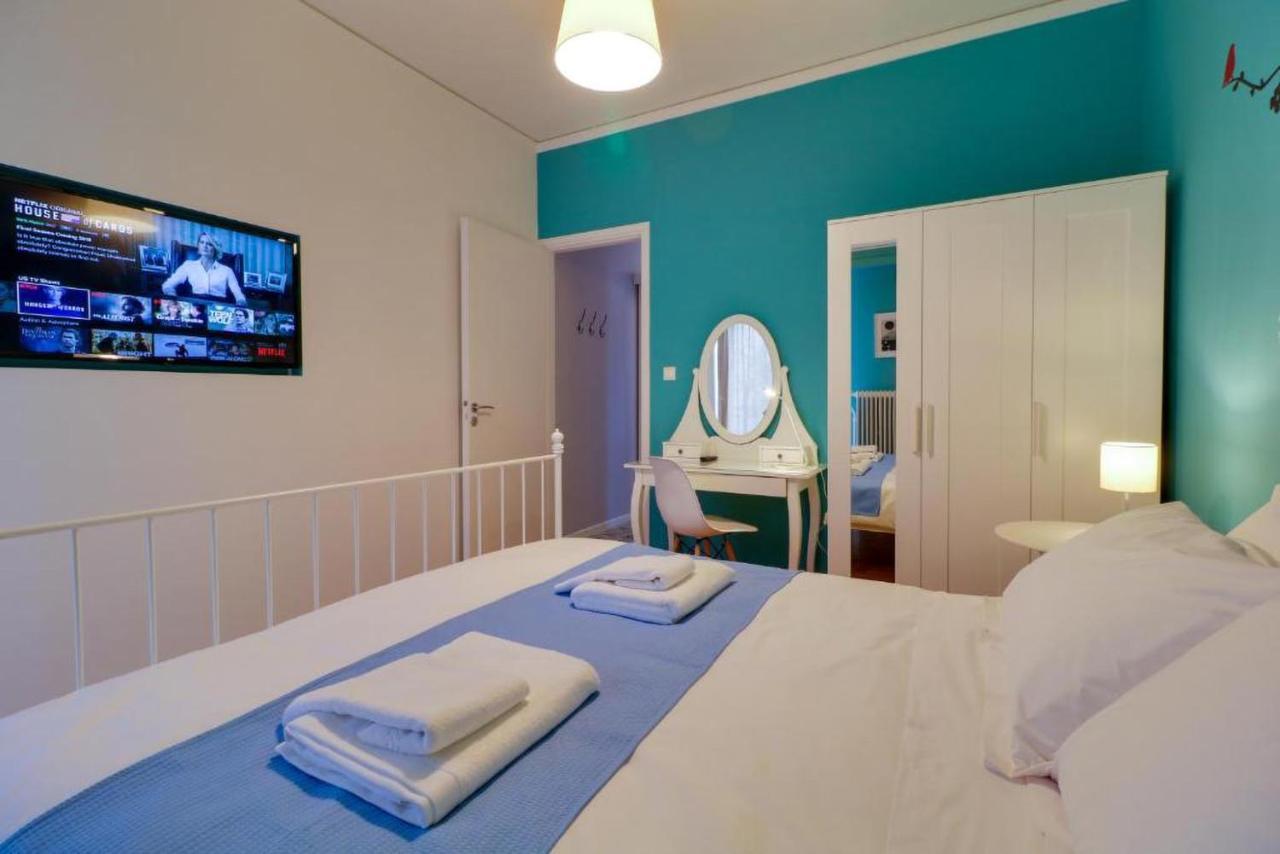 Spacious Central Flat☆3Min To Metro☆Ac|Netflix|Pc Athens Exterior photo
